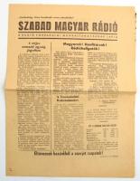 1956 A Szabad Magyar Rádió, a Rádió Forradalmi Munkástanácsának Lapja - Magyarok! Honfitársak! Rádióhallgatók!