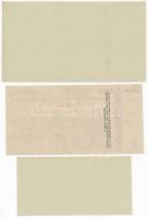 ~1910-1930. "Magyar Bank és Kereskedelmi Részvénytársaság" kitöltetlen csekkje, vízjeles p...