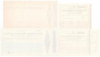 ~1930. "Magyar Bank és Kereskedelmi Részvénytársaság" kitöltetlen csekkje, vízjeles papíro...