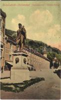 1909 Herkulesfürdő, Baile Herculane; Herkules szobor / statue (EK)