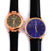 2 db divat quartz óra, működnek, jó állapotban, újszerű szíjjal, d: 3,5 és 4,5 cm