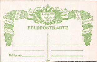 Weihnachten. Feldpostkarte I. Armee im Felde 1915 / WWI Austro-Hungarian K.u.K. military, Christmas ...