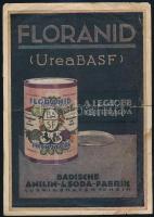 cca 1920-1940 Florandin. A legjobb kertitrágya, reklám-, villamosplakát, hajtott, szakadt, foltos, 24x17 cm
