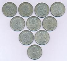 1947. 5Ft Ag "Kossuth" (10x) T:2,2- patina  Adamo F8.1