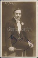 cca 1916 Harry Walden (1875-1921) német színész, filmszínész aláírt fotólapja, 13x9 cm