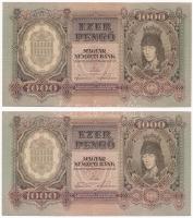 1943. 1000P (2x) "F 064 089056 - F 064 089057" T:III  Adamo P21