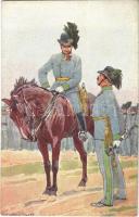 Käiserjäger / Austro-Hungarian K.u.K. military art postcard. B.K.W.I. 830-14. s: Ludwig Koch