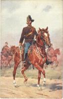 Austro-Hungarian K.u.K. military art postcard. B.K.W.I. 830-15. s: Ludwig Koch