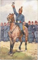 Austro-Hungarian K.u.K. military art postcard. B.K.W.I. 830-5. s: Ludwig Koch