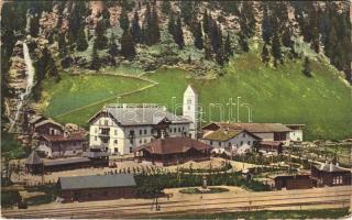 1918 Brenner, Brennero (Südtirol); Gasthof Brenner Post mit Eisack-Ursprung / inn, guesthouse, Eisack (Isarco) river source, railway station + M. kir. 40. honvéd tábori tüzér ezred II. oszt (EK)