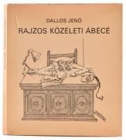 Dallos Jenő: Rajzos közéleti ábécé. Fekete-fehér illusztrációk. Bp., 1983, Gondolat. Kiadói kartonált papírkötésben, papírborítóval.