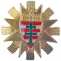 DN "Szent László Társaság és Rend Tisztikeresztje" aranyozott, zománcozott fém kitüntetés T:2 Márton 76/1