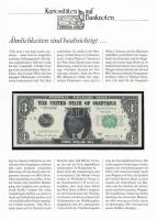 Amerikai Egyesült Államok 1993. 3$ fantázia bankjegy német nyelvű ismertetővel T:I USA 1993. 3 Dollars fantasy banknote with information text in German C:UNC