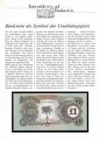 Biafra 1968-1969. 1Ł német nyelvű ismertetővel T:I Biafra 1968-1969. 1 Pound with information text in German C:UNC