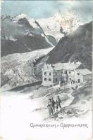 1908 Heiligenblut am Großglockner (Kärnten), Glocknerhaus & Grossglockner / mountain, chalet, hotel, tourist house. Ferd. v. Kleinmayr Nr. 11. s: E.T. Compton (fa)