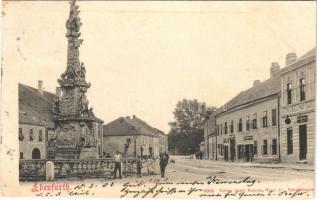 1903 Ebenfurt, Ebenfurth; street view, shops (fl)