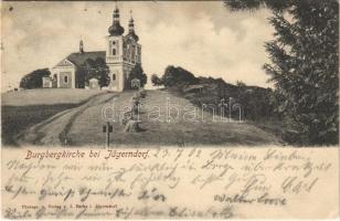 1902 Krnov, Jägerndorf; Burgbergkirche / church. Photogr. u. Verlag v. I. Batke (EK)
