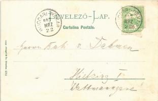 1907 Bakar, Szádrév, Bukar, Bukkari, Buccari; port, steamship (EK)