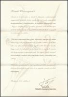 cca 1990 Kocsis Zoltán (1952-2016) zongoraművész, karmester, zeneszerző autográf kottája dedikációjá...