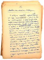 cca 1950 Herczeg Ferenc (1863-1954): Bécsi Capriccio c., nyomtatásban meg nem jelent művének feltehe...