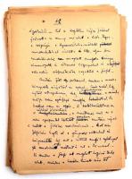 cca 1950 Herczeg Ferenc (1863-1954): Bécsi Capriccio c., nyomtatásban meg nem jelent művének feltehe...