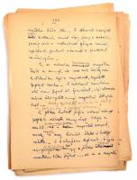 cca 1950 Herczeg Ferenc (1863-1954): Bécsi Capriccio c., nyomtatásban meg nem jelent művének feltehe...