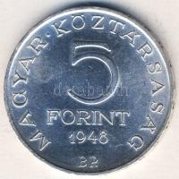 1948. 5Ft Ag "Petőfi" T:1-/2+