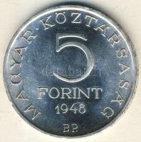 1948. 5Ft Ag "Petőfi" T:1-/2+