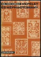 Dr. Kós Károly: Népélet és néphagyomány.Bukarest, 1972, Kriterion Könyvkiadó.a szerző rajzaival illusztrált.Egészvászon-kötés, kissé szakadozott védőborítóval de egyébként jó állapotban.