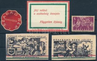 1951-1554 5 klf magyar politikai levélzáró