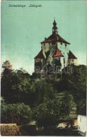 Selmecbánya, Schemnitz, Banská Stiavnica; Leányvár. Grohmann kiadása / castle (EK)