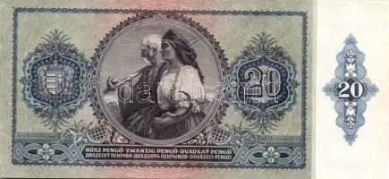 1941. 20P (2x) egymásutáni sorszámmal T:I