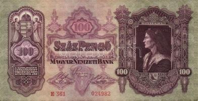1930. 100P (4x) egymásutáni sorszámmal T:I
