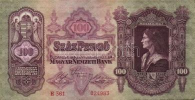 1930. 100P (4x) egymásutáni sorszámmal T:I
