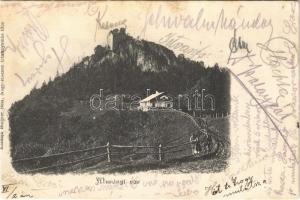 1905 Murány, Murányalja, Murán; Murány vára. Büchler Béla kiadása / Muransky hrad / castle (vágott / cut)