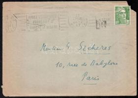 1947 Illyés Gyula (1902-1983) költő, író saját kézzel írt sorai Szekeres György (1914-1973) újságíró...