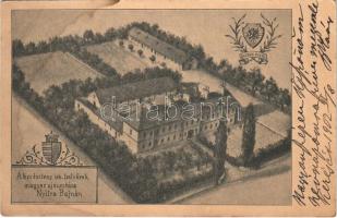 1902 Nyitrabajna, Bajna, Bojná; A keresztény isk. testvérek magyar újoncháza. Signum Fidei / Hungarian house of the Catholic Brothers of School (r)
