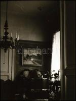 Régi lakásbelsők, 7 db fotónegatív, 6×9 cm