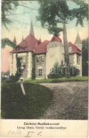1914 Mezőlaborc, Medzilaborce; Lovag Skoda Károly vadászkastélya. Rubin Lipót kiadása / castle, hunting lodge (EK)