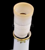 Herendi Viktória mintás lámpatest. Kézzel festett, jelzett, hibátlan. A vezeték levágva. m: 27 cm