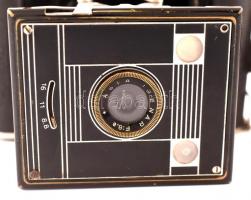 Agfa Billy Klack fényképezőgép, Jgenar F:8,8 objektívvel 6x9-es képméret, működőképes, eredeti tokka...