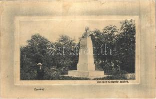1912 Érsekújvár, Nové Zámky; Czuczor Gergely szobra. W.L. Bp. 420. Ideal / statue (fl)