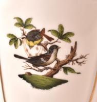 Herendi Rotschild mintás óriás lámpaváza, Kézzel festett, jelzett, hibátlan, új állapotú ernyővel, e...