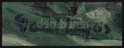 Gaál Lajos jelzéssel: Dombos táj. Olaj, papír. 25x35,5 cm