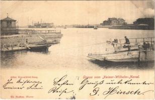 1899 (Vorläufer) Nord-Ostsee-Kanal, Kaiser-Wilhelm-Kanal / The Kiel Canal (EK)