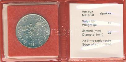 1983. 100Ft "Simon Bolivár" T:BU Eredeti tokban, tanúsítvánnyal!