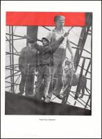 Grafikai reklámnyomatok, Pécsi József, Bortnyik, Kaesz, 5 db, 31×23,5 cm