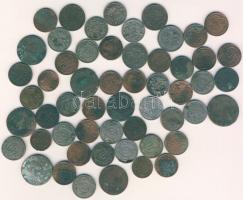 Ausztria 55db váltópénz az 1800-as évektől T:vegyes