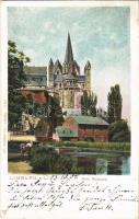 1907 Limburg an der Lahn, Dom Rückseite / cathedral