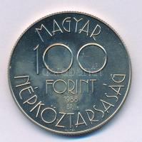 1988. 100Ft Cu-Ni-Zn "Labdarúgó Világbajnokság 1990 - Két játékos" T:BU Adamo EM105